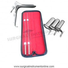 Bakes Uterine Dilator Set of 2 Pieces 3-4 5-6 , Collin Speculum,  Grave Speculum Large,Medium,Small