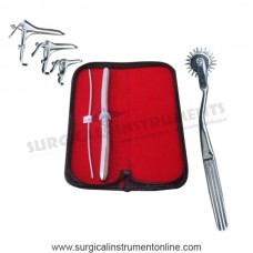Hegar dilator set 2pcs 3-4 13-14 wartenberg pinwheel, grave 3pcs