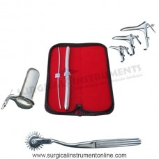 Hegar dilator set 2pcs 3-4 13-14 wartenberg pinwheel, grave 3pcs collin large