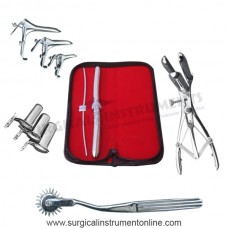 Hegar dilator set 2pcs 3-4 13-14  pinwheel,mathieu,grave 3pcs collin 3pcs