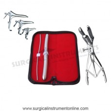Hegar dilator set 2pcs 3-4 15-16 mathieu speculum grave 3pcs