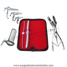 Hegar dilator set 2pcs 3-4 15-16 mathieu speculum grave 3pcs collin large