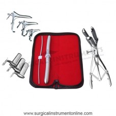 Hegar dilator set 2pcs 3-4 15-16 mathieu speculum grave 3pcs collin 3pcs