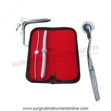 Hegar dilator set 2pcs 3-4 15-16 pinwheel grave large