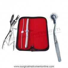 Hegar dilator set 2pcs3-4,15-16 pinwheel,mathieu speculum