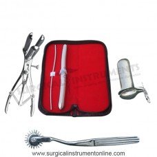 Hegar dilator set 2pcs3-4,15-16 pinwheel,mathieu speculum collin large