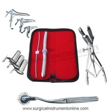 Hegar dilator set 2pcs3-4,15-16 pinwheel,mathieu grave 3pcs collin 3pcs