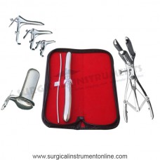 Hegar dilator set 2pcs3-4,17-18,mathieu,speculum,grave 3pcs,collin large,
