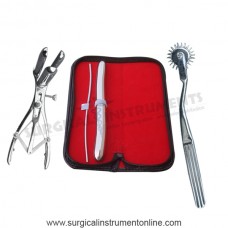 Hegar dilator set 2pcs3-4,17-18,pinwheel,mathieu speculum