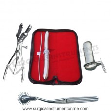 Hegar dilator set 2pcs3-4,17-18,pinwheel,mathieu speculum,collin large 