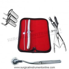 Hegar dilator set 2pcs3-4,17-18,pinwheel,mathieu speculum,collin 3pcs