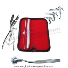 Hegar dilator set 2pcs3-4,17-18,pinwheel,mathieu ,grave 3pcs,