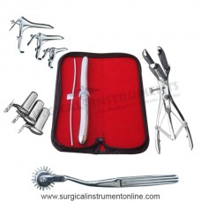 Hegar dilator set 2pcs3-4,17-18,pinwheel,mathieu ,grave 3pcs,collin 3pcs