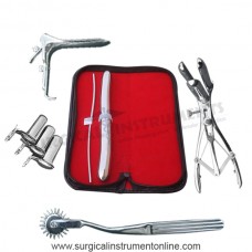 Hegar dilator set 2pcs3-4,17-18,pinwheel,mathieu ,collin 3pcs,grave large