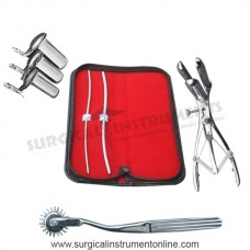 Hegar dilator 3_4,5_6  pinwheel mathieu speculum collin 3pcs