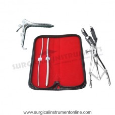 Hegar dilator set 2pcs 3_4,7_8 mathieu speculum grave large