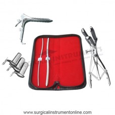 Hegar dilator set 2pcs 3_4,7_8 mathieu speculum grave large collin 3pcs