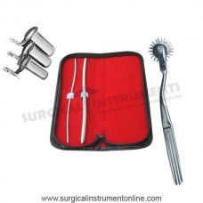 Hegar dilator set 2pcs 3_4,7_8 wartenberg pinwheel collin 3pcs