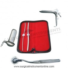 Hegar dilator set 2pcs 3_4,7_8 wartenberg pinwheel grave large collin large