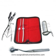 Hegar dilator set 2pcs 3_4,7_8  pinwheel mathieu speculum collin large