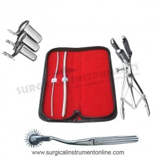 Hegar dilator set 2pcs 3_4,7_8  pinwheel mathieu speculum collin 3pcs