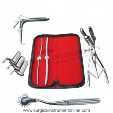 Hegar dilator set 2pcs 3_4,7_8  pinwheel mathieu speculum grave large collin 3pcs