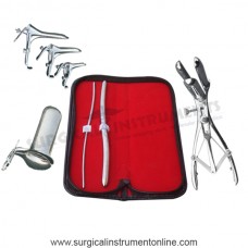 Hegar dilator set 2pcs 3_4,9_10 mathieu speculum grave 3pcs collin large