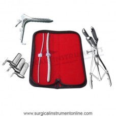 Hegar dilator set 2pcs 3_4,9_10 mathieu speculum collin 3pcs grave large