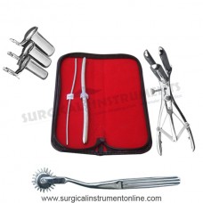 Hegar dilator set 2pcs 3_4,9_10 wartenbery pinwheel mathieu speculum collin 3pcs