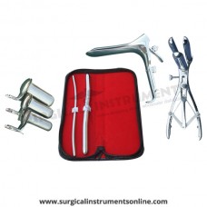 Hegar, uterine dilator set 2pieces 5-6,11-12, mathieu speculum, collin 3pcs, grave large