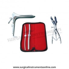 Hegar, uterine dilator set 2pieces 5-6,11-12,mathieu speculum, grave large