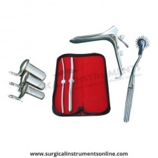 Hegar, uterine dilator set 2pieces 5-6,11-12, pinwheel, collin 3pcs, grave large