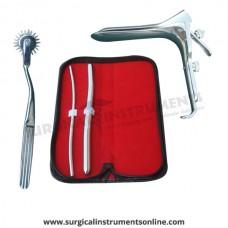 Hegar, uterine dilator set 2pieces 5-6,11-12, pinwheel, grave large