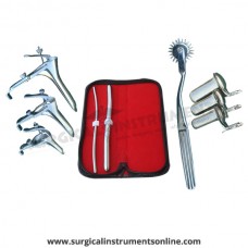 Hegar, uterine dilator set 2pieces 5-6,11-12, pinwheel, grave 3pcs, collin 3pcs
