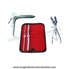 Hegar, uterine dilator set 2pieces 5-6,13-14, mathieu speculum, grave large