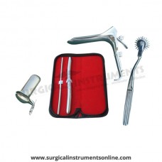 Hegar, uterine dilator set 2pieces, 5-6,13-14, pinwheel, collin large, grave small