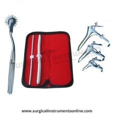 Hegar, uterine dilator set 2pieces 5-6,13-14, pinwheel, grave 3pcs