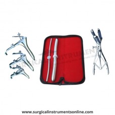 Hegar, uterine dilator set 2pieces, 5-6,15-16, mathieu speculum, grave 3pcs