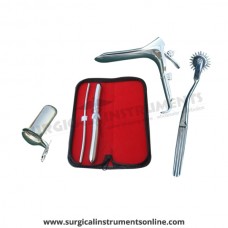 Hegar uterine dilator set 2pieces, 5-6,15-16, pinwheel, grave large, collin large
