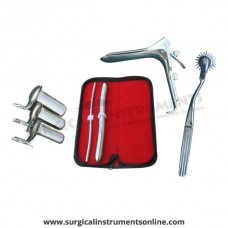 Hegar uterine dilator set 2pieces, 5-6,15-16, pinwheel, grave large, collin 3pcs
