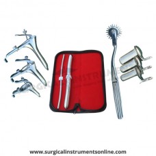 Hegar uterine dilator set 2pieces, 5-6,15-16, pinwheel, grave 3pcs, collin 3pcs