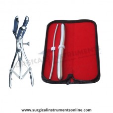 Hegar uterine dilator set 2pieces, 5-6,17-18, mathieu speculum
