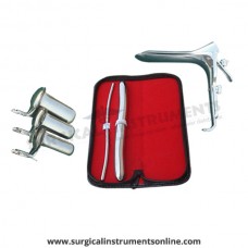 Hegar uterine dilator set 2piece, 5-6,17-18, grave large, collin 3pcs