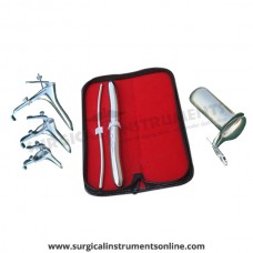 Hegar uterine dilator set 2piece, 5-6,17-18, grave 3pcs, collin large