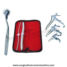 Hegar uterine dilator set 2piece, 5-6,17-18, pinwheel, grave 3pcs