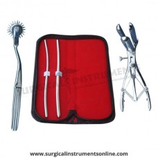 Hegar,uterine,dilato, set 2piece,5-6,7-8 wartenberg pinwheel mathieu speculum