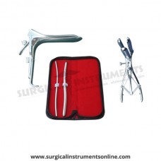 Hegar, uterine dilator set 2pieces 5-6,9-10, mathieu speculum, grave large