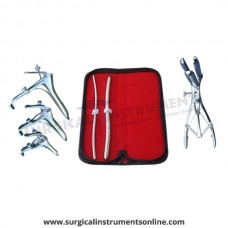 Hegar, uterine dilator set 2pieces 5-6,9-10, mathieu speculum, grave 3pcs