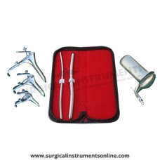 Hegar, uterine dilator set 2pieces 5-6,9-10 ,grave 3pcs, collin large