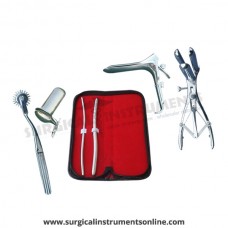 Hegar, uterine dilator set 2pieces 5-6,9-10, pinwheel, mathieu, grave large, collin large